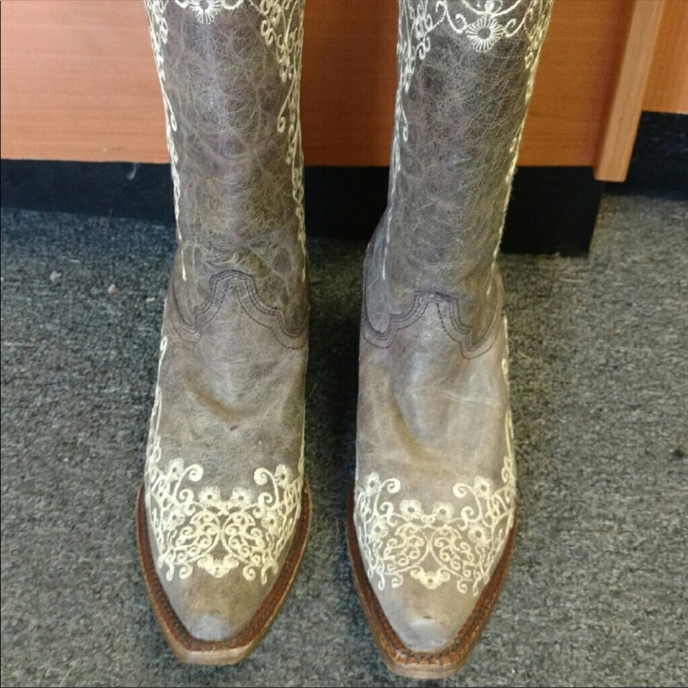 Corral Crater Bone (Wedding Boots)